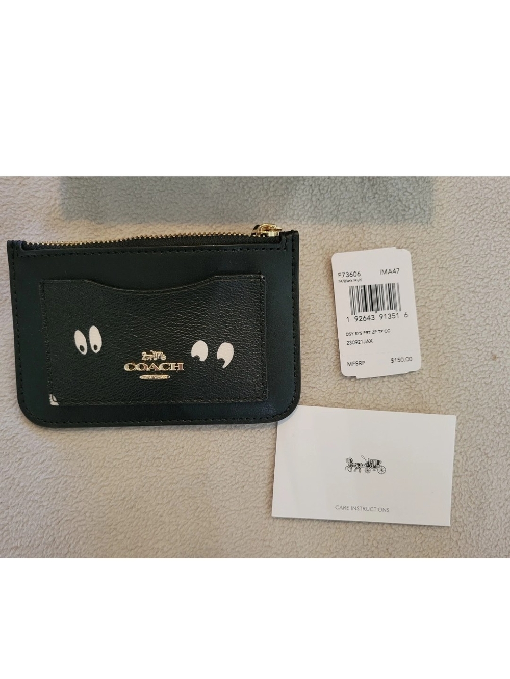 DISNEY x Coach- A Dark Fairy Tale Wallet Credit Card Case NWT - Picture 2 of 5
